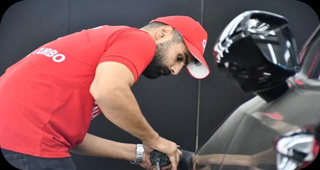 آموزش دیتیلینگ خودرو گلکسی توربو کارگاه مجهز