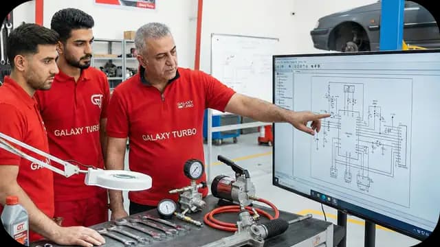 آموزش تعمیرات فرمان هیدرولیکی