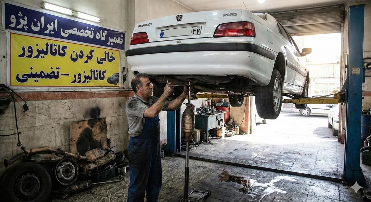 خالی کردن کاتالیزور