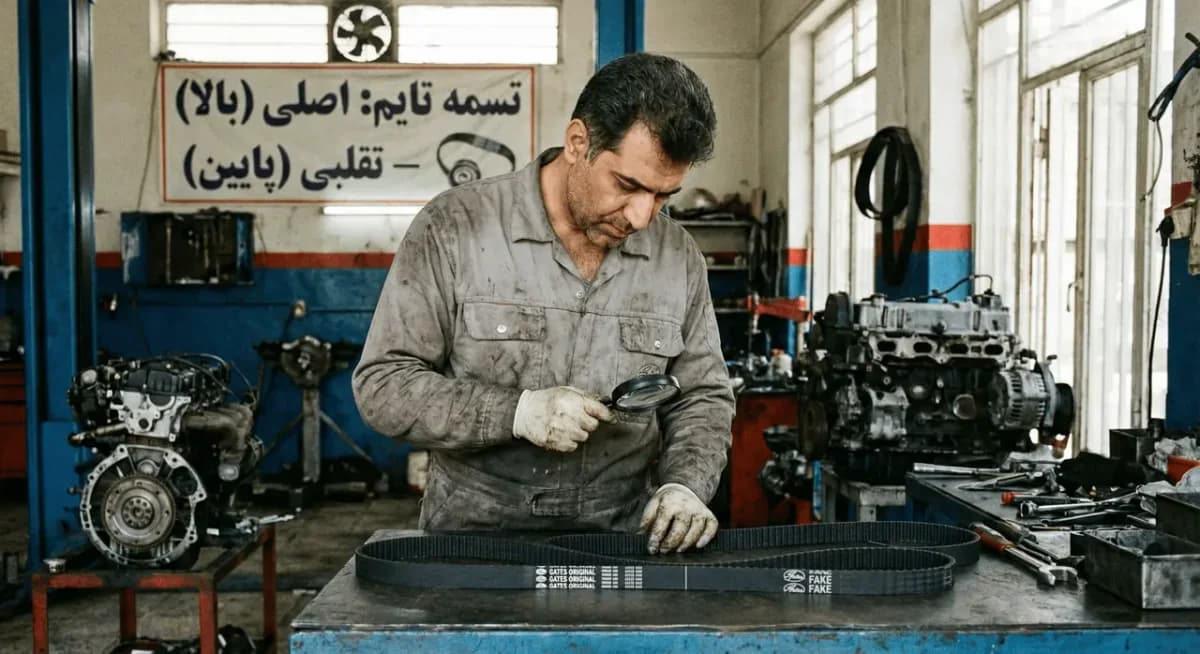 تشخیص تسمه تایم اصلی و تقلبی