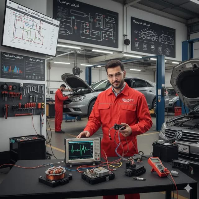 آشنایی با سیستم برق خودرو و اجزای آن