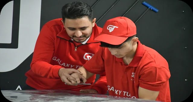 آموزش صافکاری سنتی و پی دی آر (PDR) در اصفهان - گلکسی توربو