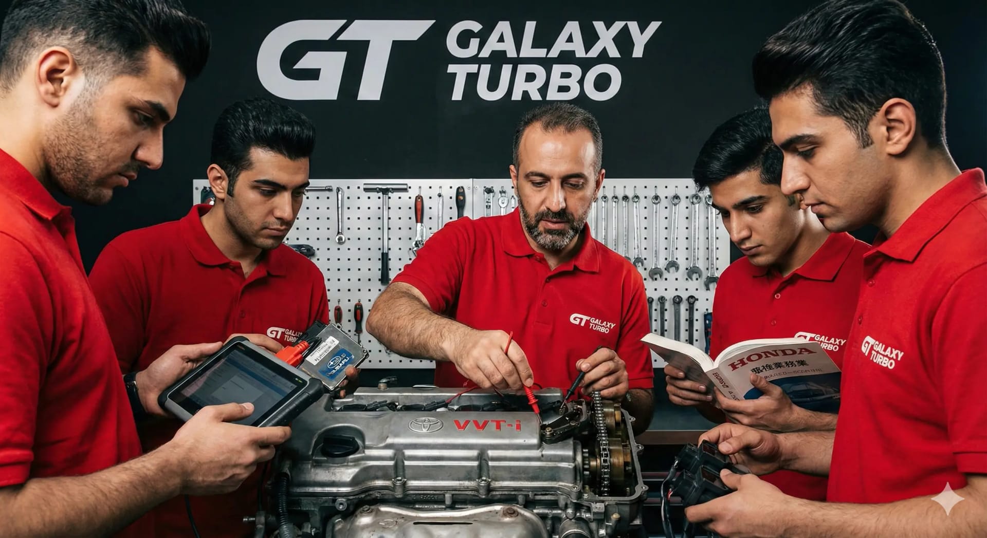 آموزش تعمیرات خودروهای ژاپنی - گلکسی توربو