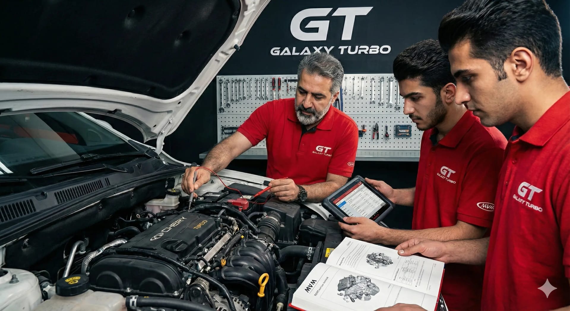 آموزش تعمیرات خودروهای چینی - گلکسی توربو