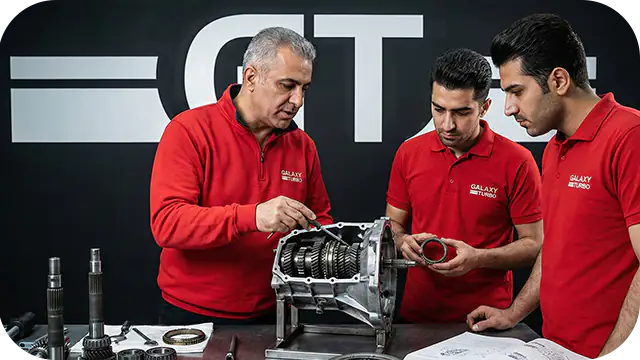 آموزش تعمیرات گیربکس خودرو - گلکسی توربو