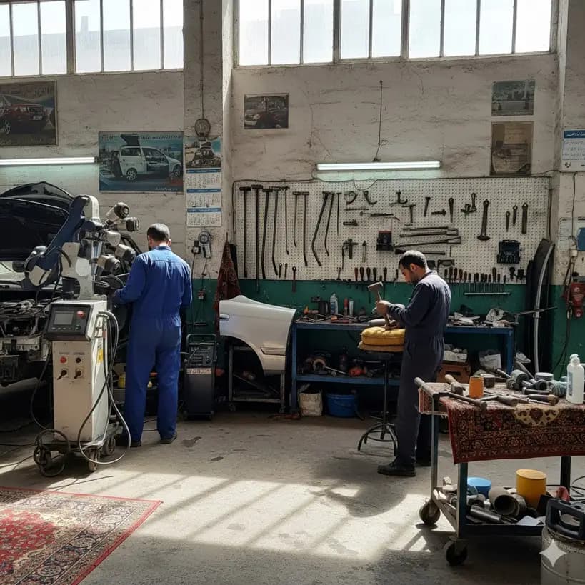 بررسی جامع ابزارآلات صافکاری مدرن و سنتی در ایران