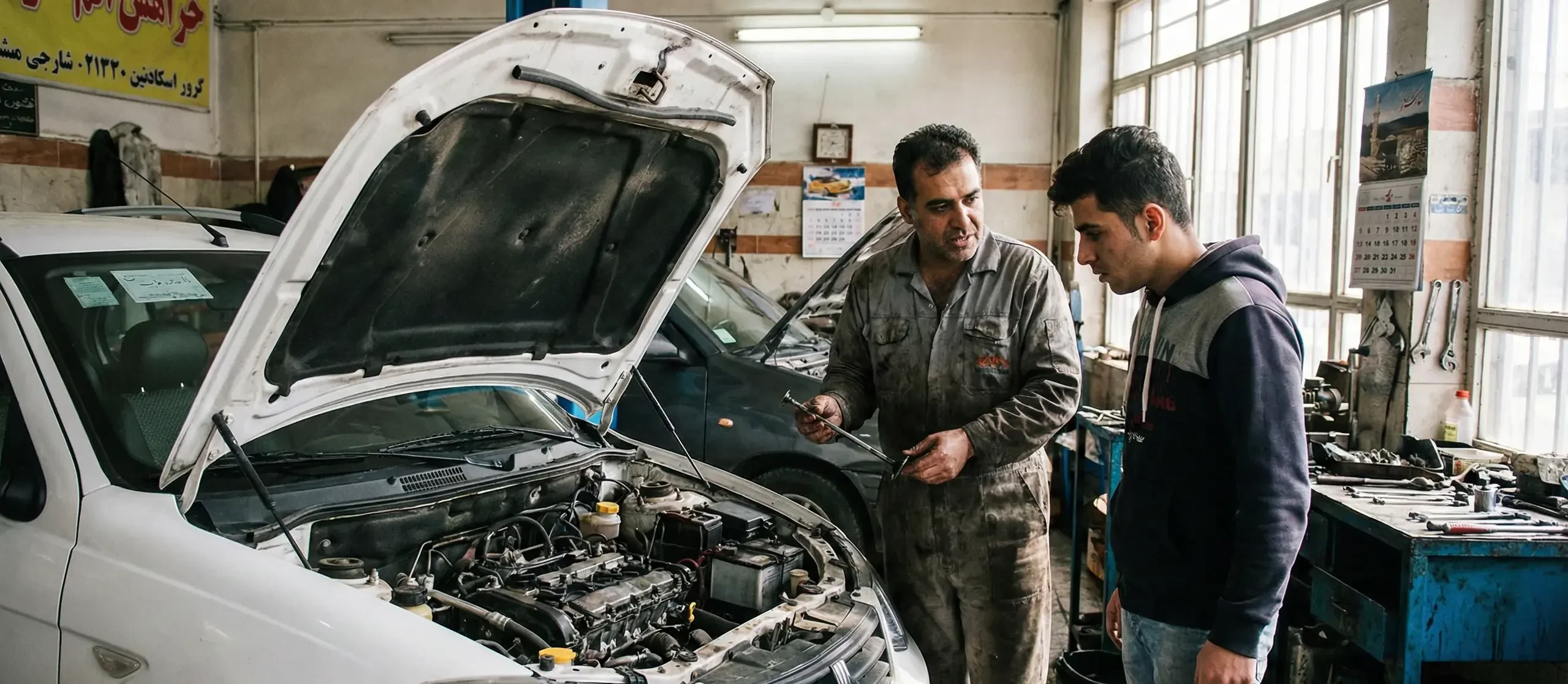 تعمیر کج شدن سوپاپ در تعمیرگاه