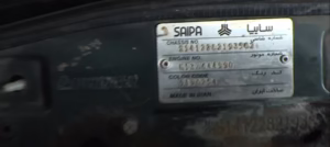 شماره شاسی پراید کجاست